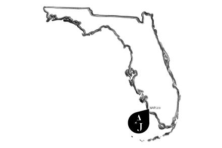 Illustration de l'état de la Floride où se retrouve la succursale de Naples en Floride - Ateliers Jacob