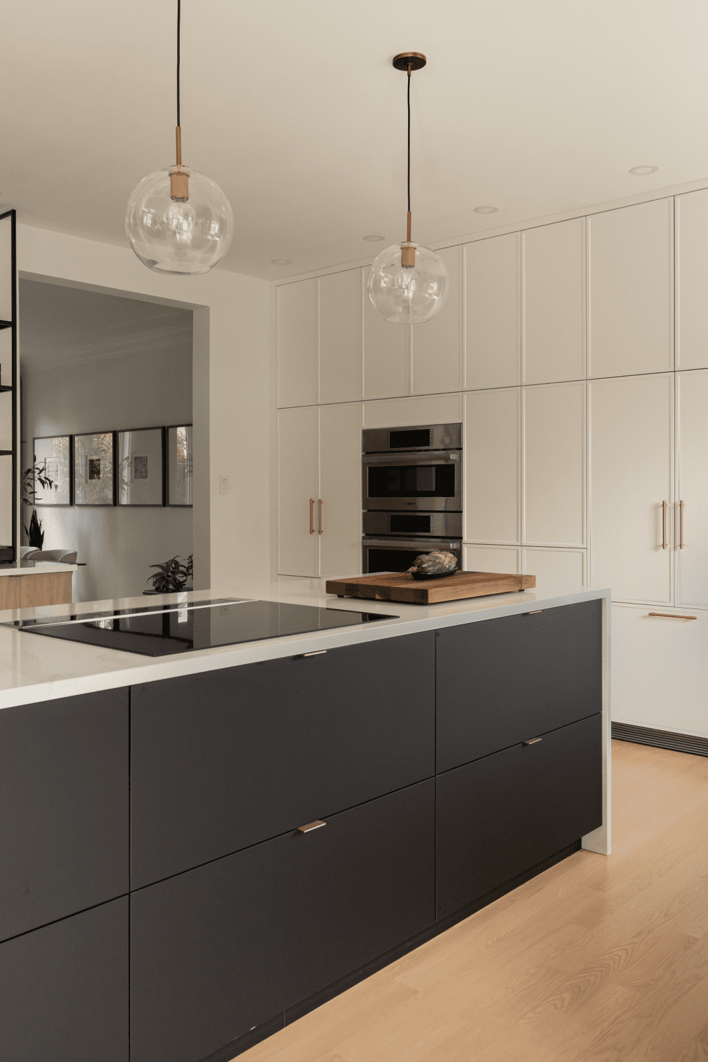 Îlot de cuisine central de cuisson Ateliers Jacob.