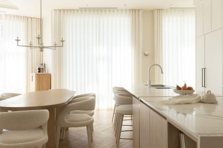 La cuisine et la salle à manger de Véronique Cloutier conçue par Ateliers Jacob